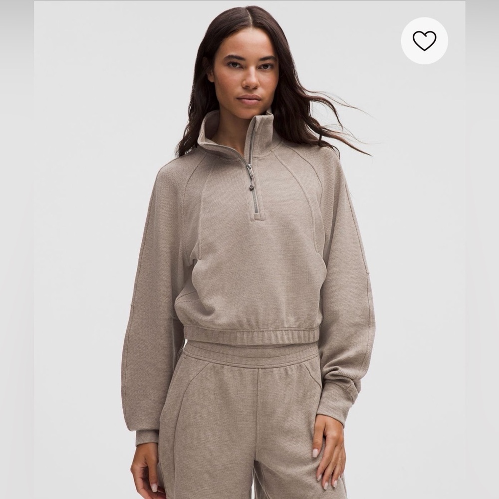 Lululemon Waffle Scuba Half Zip and Pant